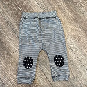 Striped Baby Pants with Star Patches size 6-9 months